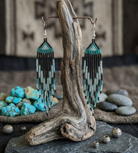 Load image into Gallery viewer, Shadowplay - Beaded - Earrings