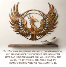 Load image into Gallery viewer, Echoes Of The Ashes - Phoenix - Metal Art