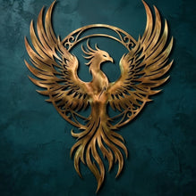 Load image into Gallery viewer, Echoes Of The Ashes - Phoenix - Metal Art