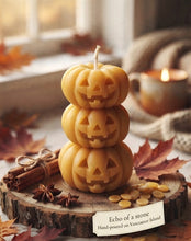Load image into Gallery viewer, Stacked Autumn Glow - Jack-o'-lantern - Candle