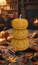 Load image into Gallery viewer, Stacked Autumn Glow - Jack-o'-lantern - Candle