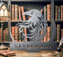 Load image into Gallery viewer, Raven - Nevermore - Metal wall art