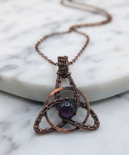 Load image into Gallery viewer, The Harmony Weaver - Triquetra - Necklace