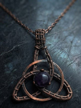 Load image into Gallery viewer, The Harmony Weaver - Triquetra - Necklace