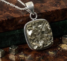 Load image into Gallery viewer, Pyrite Echo - Necklace - Pyrite Druzy