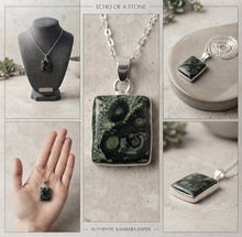 Load image into Gallery viewer, Quiet Pulse Earth Talisman - Necklace - Kambaba Jasper