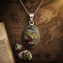 Load image into Gallery viewer, Ancient Hearth Amulet - Necklace - Dragonblood Jasper