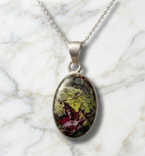 Load image into Gallery viewer, Ancient Hearth Amulet - Necklace - Dragonblood Jasper