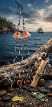 Load image into Gallery viewer, Mariner's Muse - Jellyfish - Skull - Earrings