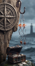 Load image into Gallery viewer, Mariner's Muse - Jellyfish - Skull - Earrings