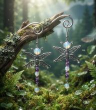 Load image into Gallery viewer, Wings of Ascension Dragonfly - Earrings