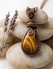 Load image into Gallery viewer, The Watcher’s Gaze - Tiger Eye - Necklace