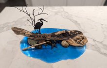Load image into Gallery viewer, Whispering Shores - Heron - Metal Art