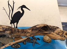 Load image into Gallery viewer, Whispering Shores - Heron - Metal Art