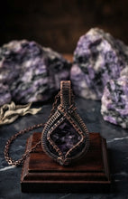 Load image into Gallery viewer, Chalice of Transformation - Necklace - Charoite - Copper Wrapped
