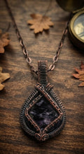Load image into Gallery viewer, Chalice of Transformation - Necklace - Charoite - Copper Wrapped