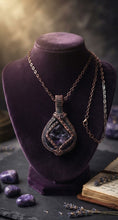 Load image into Gallery viewer, Chalice of Transformation - Necklace - Charoite - Copper Wrapped