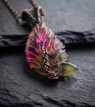 Load image into Gallery viewer, Gaia's Breath - Watermelon Tourmaline - Necklace