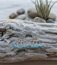Load image into Gallery viewer, Sand dollar - Coastal Spirit - Earrings