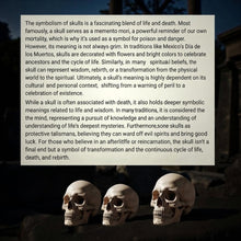 Load image into Gallery viewer, Midnight Skull &amp; Raven Journey - Rear View Mirror Hanger