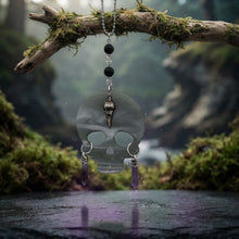 Load image into Gallery viewer, Echoes of the Raven's Crypt - Skull - Rear view mirror or ornament