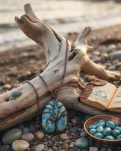 Load image into Gallery viewer, Riverstone Roots - Necklace - Turquoise - Tree of Life - Copper