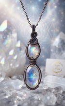 Load image into Gallery viewer, Twin Radiance - Necklace - Angel Aura Quartz