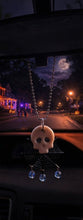 Load image into Gallery viewer, Midnight Alchemy - Skull - Rear View Mirror Hanger