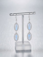 Load image into Gallery viewer, Tides of Adularia - Earrings - Moonstone