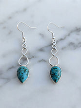 Load image into Gallery viewer, Echoes of Eternity - Earrings - Tibetan Turquoise