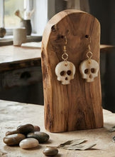 Load image into Gallery viewer, Echo of the Soul - Skull - Earrings