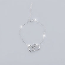 Load image into Gallery viewer, The Twin Hearts - Anklet