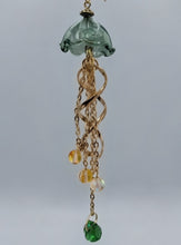 Load image into Gallery viewer, Citrine Tide Glass Baby Jellyfish - Sun Catcher - Ornament