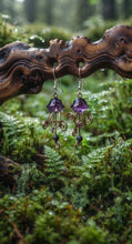 Load image into Gallery viewer, Little Purple Drift - Baby Jellyfish - Earrings