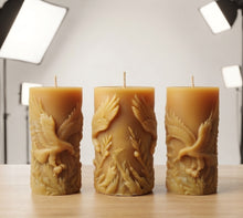 Load image into Gallery viewer, Wings of Abundance - Eagle - Candle - Raven Stone