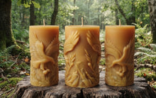 Load image into Gallery viewer, Wings of Abundance - Eagle - Candle - Raven Stone