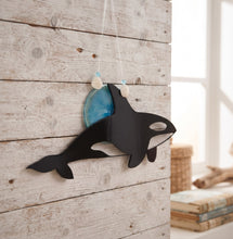 Load image into Gallery viewer, Midnight Tide &amp; Orca Moon - Orca - Metal Art