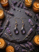 Load image into Gallery viewer, Ethereal Purple Twilight -  Earrings - Amethyst