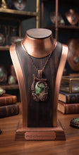Load image into Gallery viewer, Echoes of Chrysoprase - Necklace - Copper Wrapped