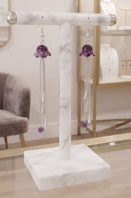 Load image into Gallery viewer, Echoes of Amethyst - Jellyfish - Earrings
