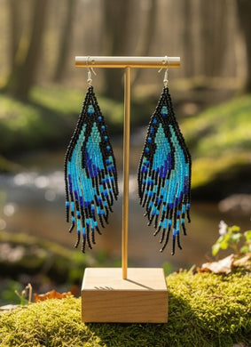 Blue Morpho - Earrings