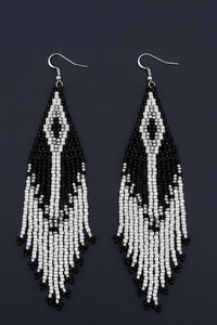 The Moonlight Cascade - Beaded - Earrings