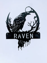 Load image into Gallery viewer, Raven - Metal art