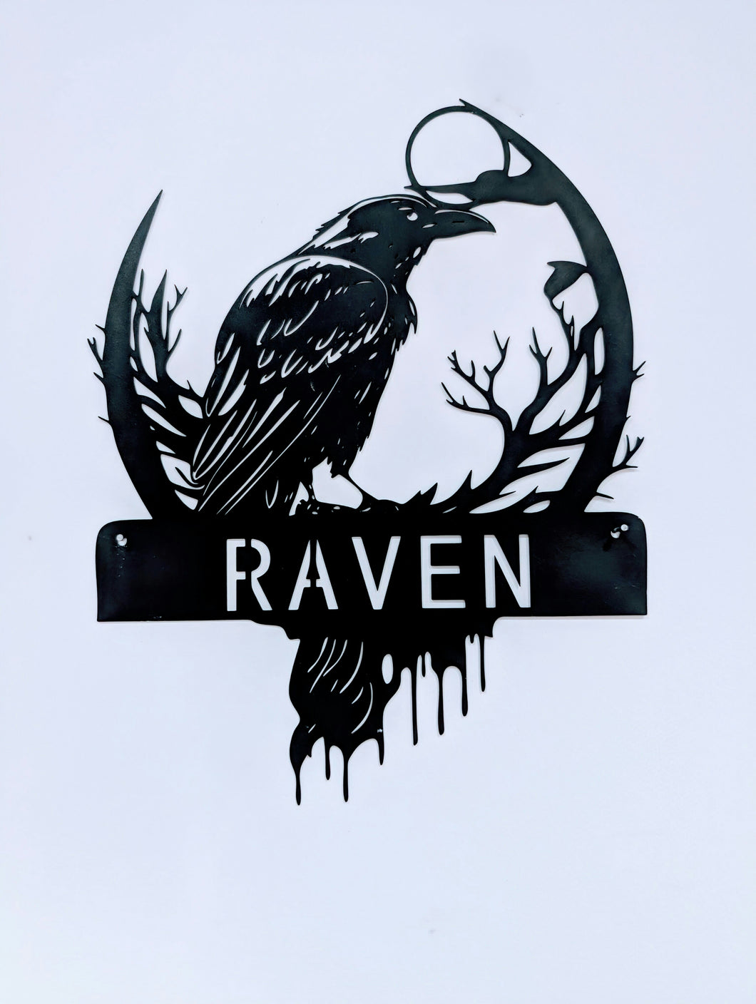 Raven - Metal art