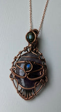 Load image into Gallery viewer, Astral Veil - Necklace - Features Amethyst and Labradorite