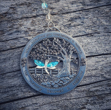 Load image into Gallery viewer, Tree of life - Dragonfly - Angel - Sun Catcher