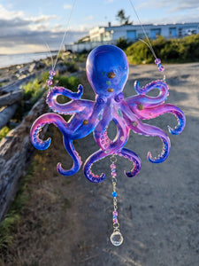 Octopus - Sun catcher - Echo of a Stone