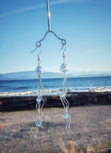 Load image into Gallery viewer, Jellyfish - Aquamarine - Earrings