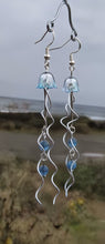 Load image into Gallery viewer, Jellyfish - Earrings - Aquamarine