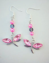 Load image into Gallery viewer, A whisper of the divine- Dragonfly - Earrings